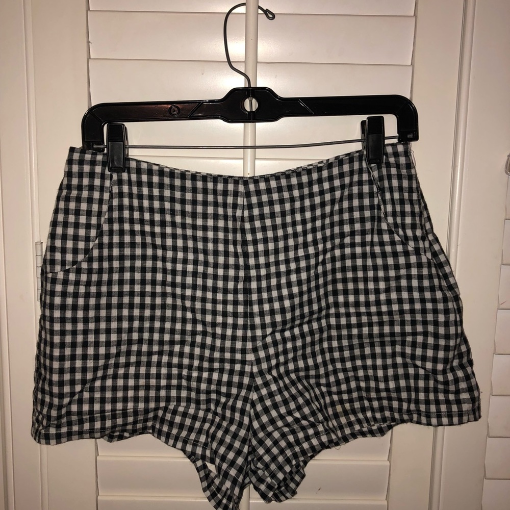 Gingham shorts